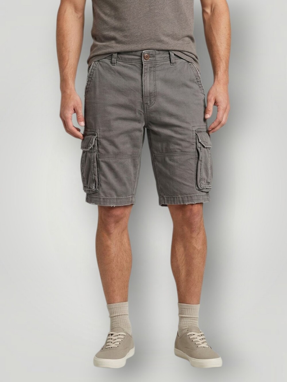 Hollister Cali Longboard Cargo Short Epic Flex Mens 34 Gray Y2K Gorpore